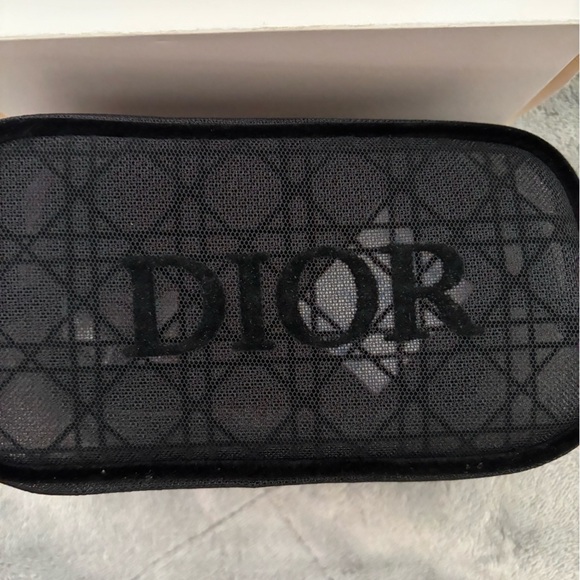 Dior Black Mesh Pouch - Picture 2 of 3